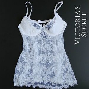 🔥❤ Victoria's Secret Babydoll Lace Lingerie - M
